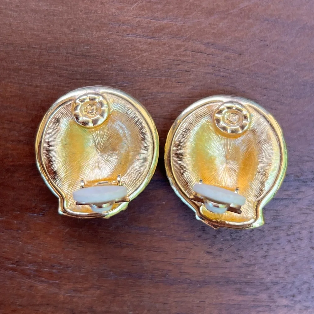 Swarovski Vintage Clip Earrings. - Picture 4 of 5